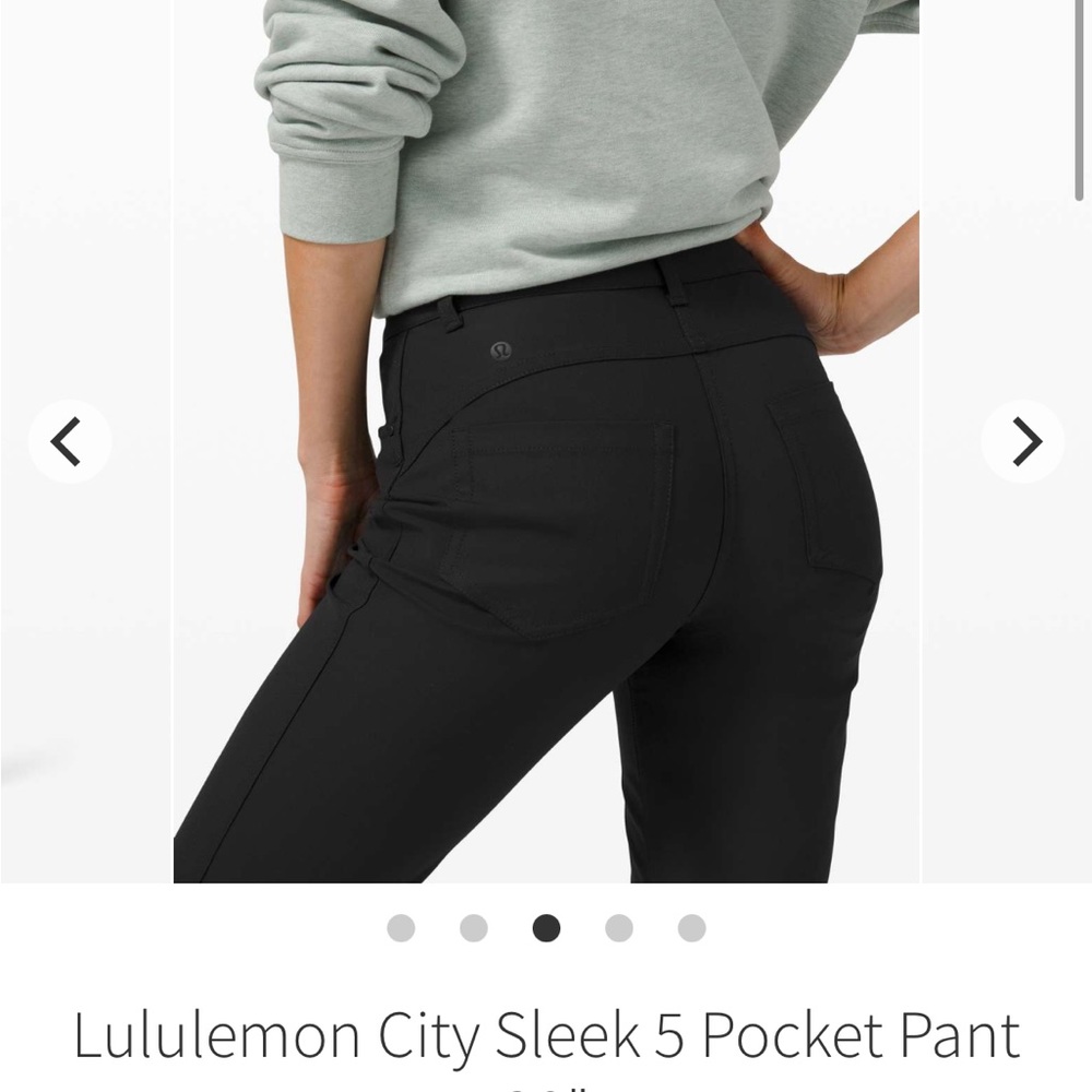 **SOLD** Lululemon City Sleek 5-Pocket Pant